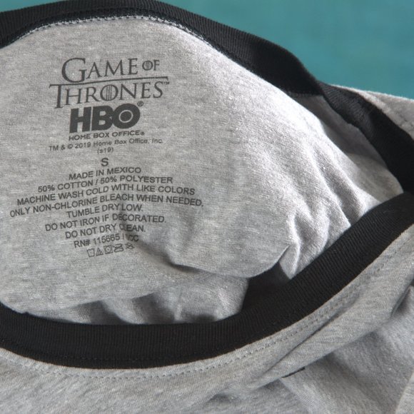 NWT Game of Thrones House Stark Sleep Shirt - small - Picture 6 of 7